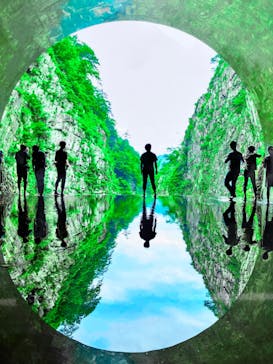 清津峡渓谷トンネルに投稿された画像（2024/9/23）