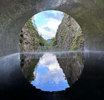 清津峡渓谷トンネルに投稿された画像（2024/9/28）