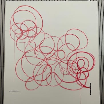 塩田千春　つながる私（アイ）　@大阪中之島美術館に投稿された画像（2024/9/30）