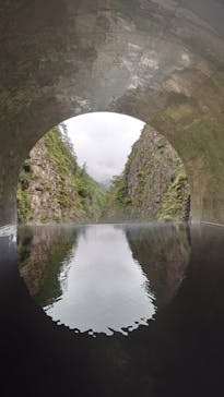 清津峡渓谷トンネルに投稿された画像（2024/10/5）