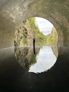 清津峡渓谷トンネルに投稿された画像（2024/10/6）