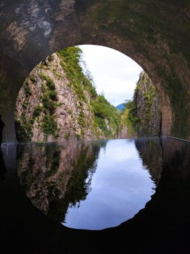 清津峡渓谷トンネルに投稿された画像（2024/10/6）