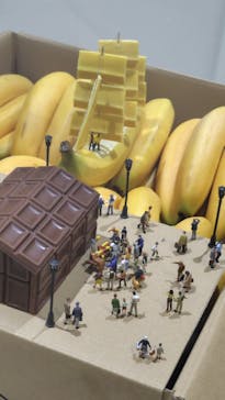 MINIATURE LIFE展 ー田中達也 見立ての世界ー　in　門司港レトロに投稿された画像（2024/10/7）