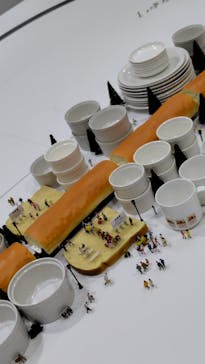 MINIATURE LIFE展 ー田中達也 見立ての世界ー　in　門司港レトロに投稿された画像（2024/10/7）