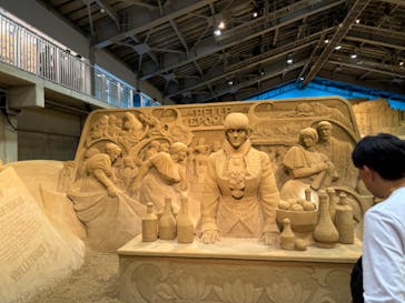 鳥取砂丘砂の美術館に投稿された画像（2024/10/13）