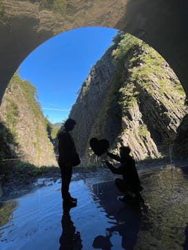 清津峡渓谷トンネルに投稿された画像（2024/10/14）