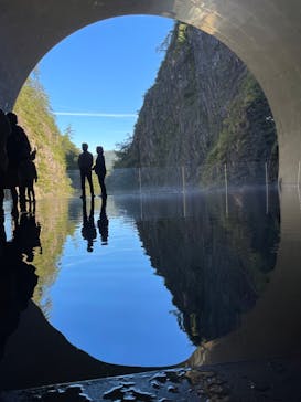 清津峡渓谷トンネルに投稿された画像（2024/10/14）