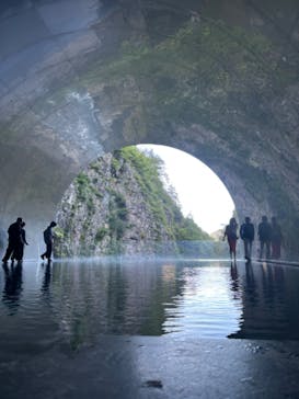 清津峡渓谷トンネルに投稿された画像（2024/10/14）