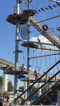 屋外アスレチック「HUGTRATOPS（ハグトラトプス）」に投稿された画像（2024/10/14）