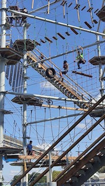 屋外アスレチック「HUGTRATOPS（ハグトラトプス）」に投稿された画像（2024/10/14）