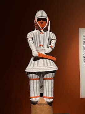 挂甲の武人 国宝指定50周年記念 特別展「はにわ」@東京国立博物館 平成館に投稿された画像（2024/10/19）