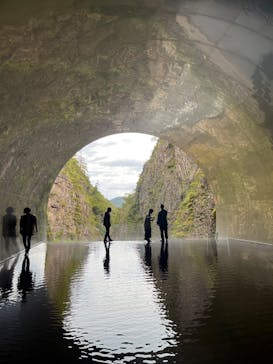 清津峡渓谷トンネルに投稿された画像（2024/10/24）