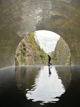 清津峡渓谷トンネルに投稿された画像（2024/10/27）