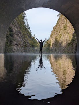 清津峡渓谷トンネルに投稿された画像（2024/10/28）