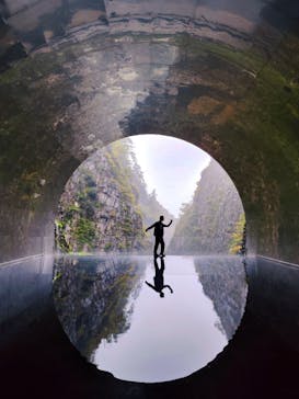 清津峡渓谷トンネルに投稿された画像（2024/10/28）