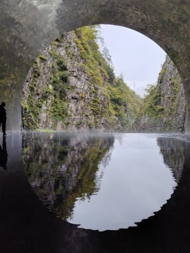 清津峡渓谷トンネルに投稿された画像（2024/10/29）