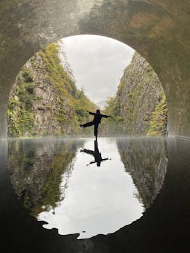 清津峡渓谷トンネルに投稿された画像（2024/10/31）