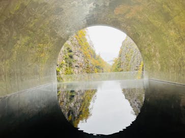 清津峡渓谷トンネルに投稿された画像（2024/11/2）