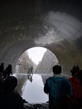 清津峡渓谷トンネルに投稿された画像（2024/11/2）