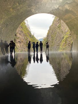 清津峡渓谷トンネルに投稿された画像（2024/11/3）