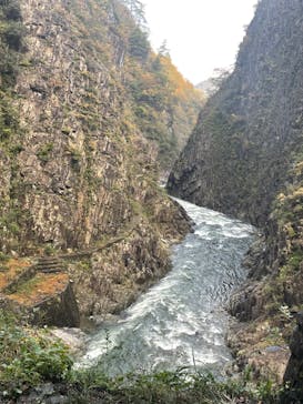 清津峡渓谷トンネルに投稿された画像（2024/11/3）