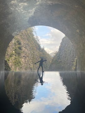 清津峡渓谷トンネルに投稿された画像（2024/11/3）