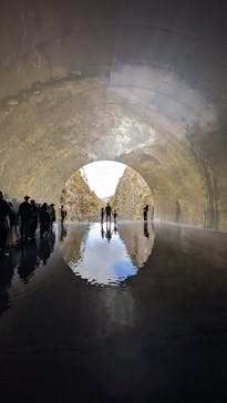 清津峡渓谷トンネルに投稿された画像（2024/11/3）