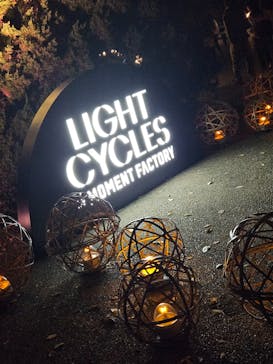 京都府立植物園　LIGHT CYCLES KYOTOに投稿された画像（2024/11/4）