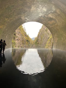 清津峡渓谷トンネルに投稿された画像（2024/11/4）