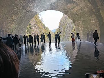 清津峡渓谷トンネルに投稿された画像（2024/11/4）