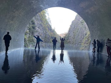 清津峡渓谷トンネルに投稿された画像（2024/11/4）