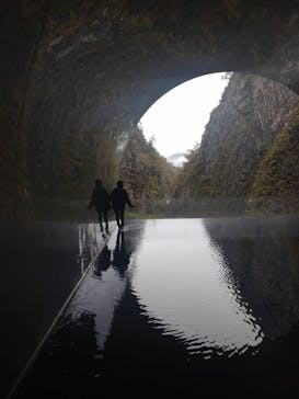 清津峡渓谷トンネルに投稿された画像（2024/11/4）