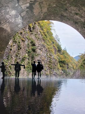 清津峡渓谷トンネルに投稿された画像（2024/11/5）