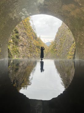 清津峡渓谷トンネルに投稿された画像（2024/11/6）