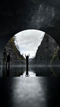 清津峡渓谷トンネルに投稿された画像（2024/11/6）