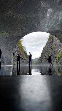 清津峡渓谷トンネルに投稿された画像（2024/11/6）