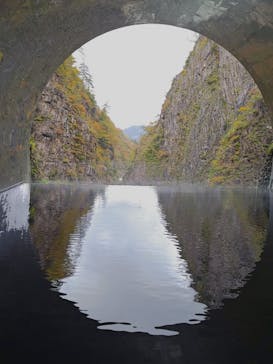 清津峡渓谷トンネルに投稿された画像（2024/11/6）