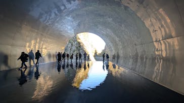 清津峡渓谷トンネルに投稿された画像（2024/11/9）