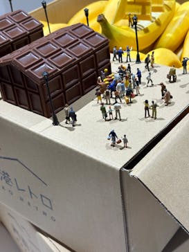 MINIATURE LIFE展 ー田中達也 見立ての世界ー　in　門司港レトロに投稿された画像（2024/11/9）
