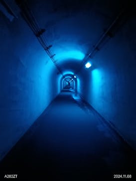 清津峡渓谷トンネルに投稿された画像（2024/11/9）