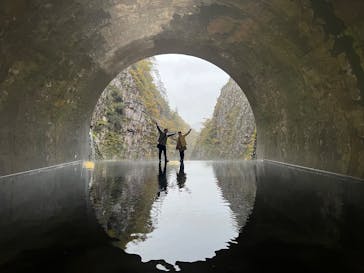 清津峡渓谷トンネルに投稿された画像（2024/11/9）