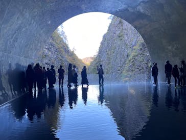 清津峡渓谷トンネルに投稿された画像（2024/11/10）