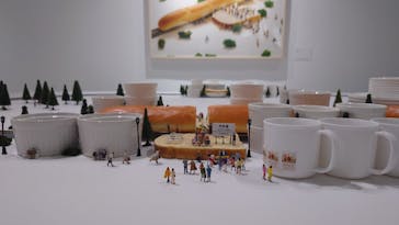 MINIATURE LIFE展 ー田中達也 見立ての世界ー　in　門司港レトロに投稿された画像（2024/11/17）