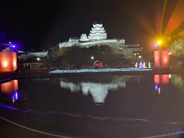 姫路城ライトアップイベント　鏡花水月　@姫路城三の丸広場に投稿された画像（2024/11/22）