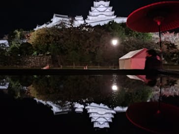 姫路城ライトアップイベント　鏡花水月　@姫路城三の丸広場に投稿された画像（2024/11/22）