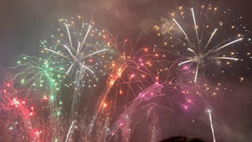 万博夜空がアートになる日に投稿された画像（2024/11/23）