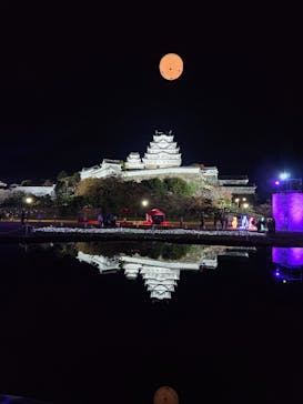 姫路城ライトアップイベント　鏡花水月　@姫路城三の丸広場に投稿された画像（2024/11/24）