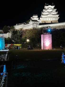 姫路城ライトアップイベント　鏡花水月　@姫路城三の丸広場に投稿された画像（2024/11/25）