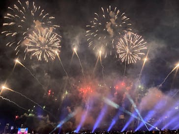 万博夜空がアートになる日に投稿された画像（2024/11/25）