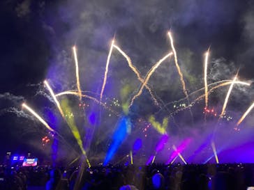 万博夜空がアートになる日に投稿された画像（2024/11/25）